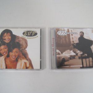 Lot of 2 R & B CD's (Monica: Miss Thang) (Sisters With Voices: New Beginning)